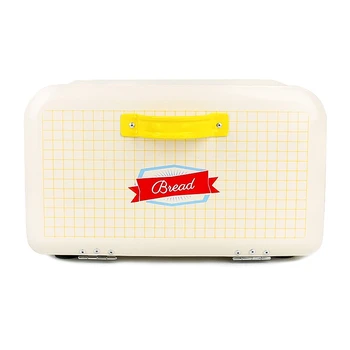 Promotion! American Style Household Hinged Lid Durage White Retro Kitchen Bread Food Snacks Bread Bin Holder Container Storage B 
Promotion! American Style Household Hinged Lid Durage White Retro Kitchen Bread Food Snacks Bread Bin Holder Container Storage B