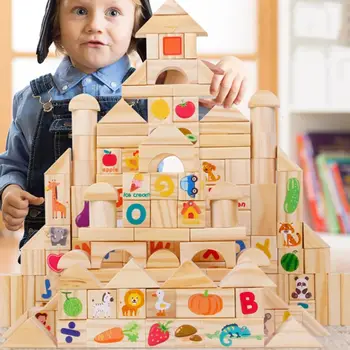 110pcs Wooden Building Block Stacking Alphabet Number Fruit Animals Assembling Puzzle Kids Children Educational Toys NEW
110pcs Wooden Building Block Stacking Alphabet Number Fruit Animals Assembling Puzzle Kids Children Educational Toys NEW