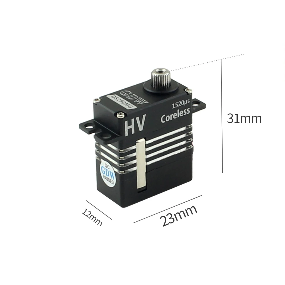 GDW DS295MG 4KG servo Helicopter Metal Steering Gear All steel Teeth X3 / Yato 470l / Fuli 380 KST215
GDW DS295MG 4KG servo Helicopter Metal Steering Gear All steel Teeth X3 / Yato 470l / Fuli 380 KST215