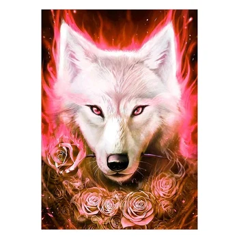 DIY 5D Diamond Painting Kit for Adults Diamond Art Kit,Paint with Diamonds Embroidery Painting Cross Stitch-White Wolf
DIY 5D Diamond Painting Kit for Adults Diamond Art Kit,Paint with Diamonds Embroidery Painting Cross Stitch-White Wolf