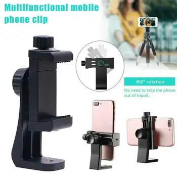 360 Degree Rotation Portable Tripod Mount Holder For Cellphone Bracket Clip Bracket Mount Stand D5M1
360 Degree Rotation Portable Tripod Mount Holder For Cellphone Bracket Clip Bracket Mount Stand D5M1
