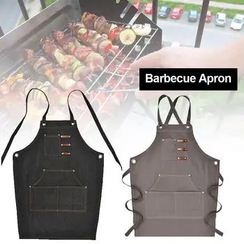 Barbecue Apron with Pockets Multifunctional Barbecue Apron Dust-proof Cross Back Cleaning Apron Canvas Denim Tool with Pockets
Barbecue Apron with Pockets Multifunctional Barbecue Apron Dust-proof Cross Back Cleaning Apron Canvas Denim Tool with Pockets