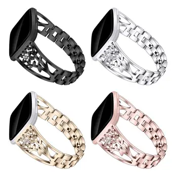 Stainless Steel Watch Band Strap For Fitbit versa/Versa lite Diamond Strap Replacement Metal With Rhinestone Bracelet Wristband
Stainless Steel Watch Band Strap For Fitbit versa/Versa lite Diamond Strap Replacement Metal With Rhinestone Bracelet Wristband