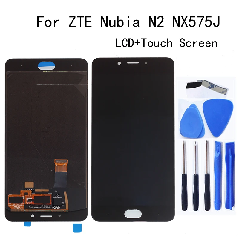 5.5" AMOLED LCD Display for ZTE Nubia N2 NX575J LCD Display+ touch screen digitizer assembly for ZTE Nubia N 2 LCD Repair parts
5.5" AMOLED LCD Display for ZTE Nubia N2 NX575J LCD Display+ touch screen digitizer assembly for ZTE Nubia N 2 LCD Repair parts