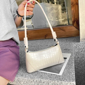 Crocodile Pattern Design Shoulder bags For Women 2020 Small PU Leather Armpit Bag Lady Crossbody Elegant HandBags Baguette
Crocodile Pattern Design Shoulder bags For Women 2020 Small PU Leather Armpit Bag Lady Crossbody Elegant HandBags Baguette