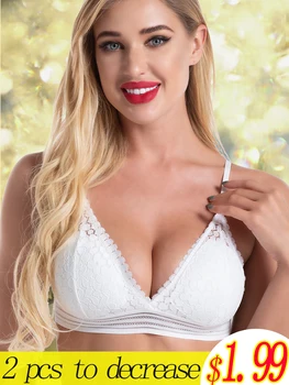 Queenral 2020 New French Style Bralette Seamless Deep V Lace Bra Thin Underwear Sexy Lingerie Soft Push Up Bras For Women Hot
Queenral 2020 New French Style Bralette Seamless Deep V Lace Bra Thin Underwear Sexy Lingerie Soft Push Up Bras For Women Hot