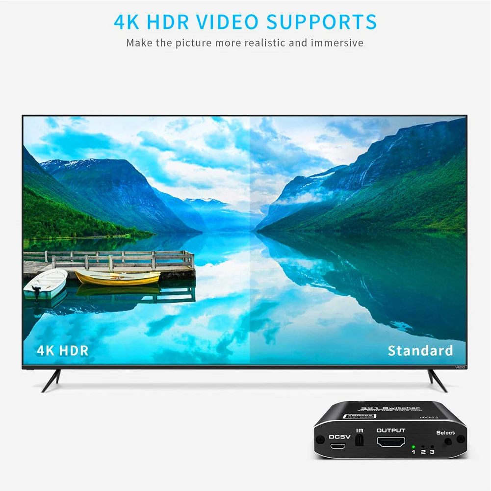 60HZ HDMI 2.0 Switch Selector Switch 