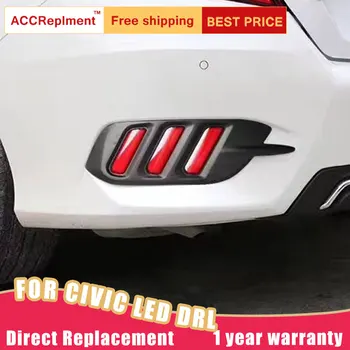 LED Rear Bumper Light For Honda Civic 2016-2020 High brightness LED DRL guide LED Fog light With Turn Signal Light,1 Pair 
LED Rear Bumper Light For Honda Civic 2016-2020 High brightness LED DRL guide LED Fog light With Turn Signal Light,1 Pair