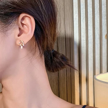 Vintage Leaves Earrings for Women 925 Sterling Silver Stud Earrings Prevent Allergy Ear Nail Exquisite Jewelry
Vintage Leaves Earrings for Women 925 Sterling Silver Stud Earrings Prevent Allergy Ear Nail Exquisite Jewelry