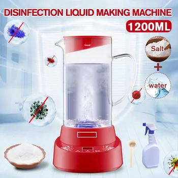 1.2L Hypochlorous Acid Water Disinfectant Machine Sodium Hypochlorous Generator Healthy Household + Disinfectant Spray Sprayer
1.2L Hypochlorous Acid Water Disinfectant Machine Sodium Hypochlorous Generator Healthy Household + Disinfectant Spray Sprayer