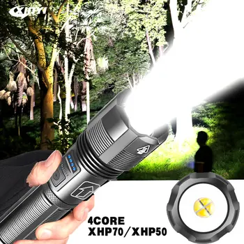Super Bright 4 Core P70.2 LED Flashlight with Power Display 5Lighting Modes torch light xhp50 led for Adventure, Hiking, Camping
Super Bright 4 Core P70.2 LED Flashlight with Power Display 5Lighting Modes torch light xhp50 led for Adventure, Hiking, Camping