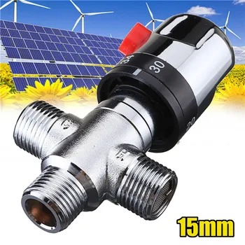 15MM 3 Way Thermostatic Mixing Valve Shower Water Temperature Control Mixer Hot/Cold Thermostatic Shower Mixing Valve 
15MM 3 Way Thermostatic Mixing Valve Shower Water Temperature Control Mixer Hot/Cold Thermostatic Shower Mixing Valve