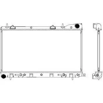 Radiator AUTOMATIC TRANSMISSION, without neck \ Subaru Forester 2.0i 02-05 SAKURA 34211009 
Radiator AUTOMATIC TRANSMISSION, without neck \ Subaru Forester 2.0i 02-05 SAKURA 34211009