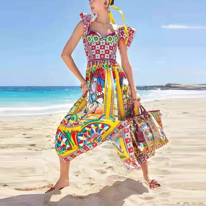 High Quality S-XL 2021 Summer New Fashion Novelty Samurai Carriage Print Sleeveless Tube Top Slim Temperament Casual Woman Dress
High Quality S-XL 2021 Summer New Fashion Novelty Samurai Carriage Print Sleeveless Tube Top Slim Temperament Casual Woman Dress