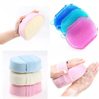 1/2/5pcs Bathroom Accessories Silicone Bath Brushes Massage Scrub Gloves Body Cleaning Brush for Peeling Exfoliating Gloves
1/2/5pcs Bathroom Accessories Silicone Bath Brushes Massage Scrub Gloves Body Cleaning Brush for Peeling Exfoliating Gloves