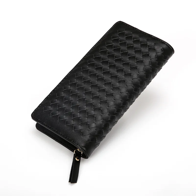 2019 New Knitting Men wallet Soft PU Leather Woven purse Male Long Black wallets man Fashion phone packet money bag
2019 New Knitting Men wallet Soft PU Leather Woven purse Male Long Black wallets man Fashion phone packet money bag