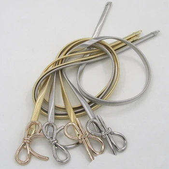 Fine Girdle Elastic Waistbands Chain Bow Pants Chain Shaper Waistbelts Versatile Dress Corset belt Cummerband Silver Gold Strap
Fine Girdle Elastic Waistbands Chain Bow Pants Chain Shaper Waistbelts Versatile Dress Corset belt Cummerband Silver Gold Strap