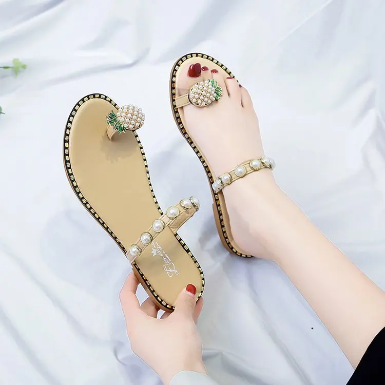Women Sandals Flip Flops Slippers Flats Shoes String Bead Summer Fashion Wedges Woman Slides Pineapple Casual Female 2020 New
Women Sandals Flip Flops Slippers Flats Shoes String Bead Summer Fashion Wedges Woman Slides Pineapple Casual Female 2020 New