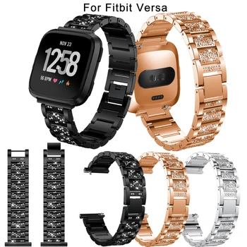 Stainless Steel watch Band for Fitbit Versa fashion Metal Strap for Fitbit Versa Smart Watch replace Watchbands Accessories band
Stainless Steel watch Band for Fitbit Versa fashion Metal Strap for Fitbit Versa Smart Watch replace Watchbands Accessories band