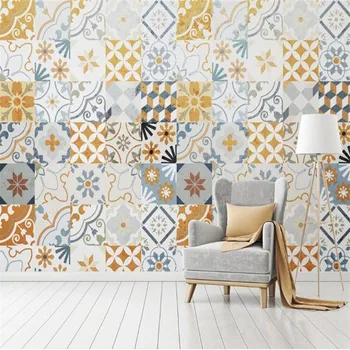 Large 3D wallpaper mural custom European retro tile pop style ethnic pattern background wall painting
Large 3D wallpaper mural custom European retro tile pop style ethnic pattern background wall painting
