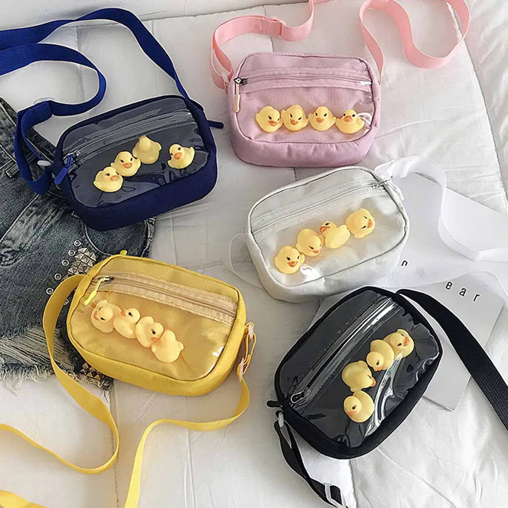 Women 2019 Transparent Small Duck Canvas Shoulder Messenger Bag Phone Purse
Women 2019 Transparent Small Duck Canvas Shoulder Messenger Bag Phone Purse