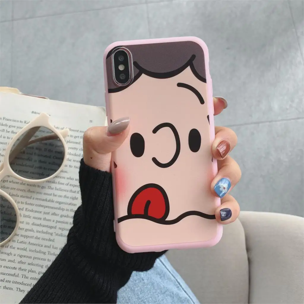 Forapple iphone 11 phone case greedy boy catton for Phone X XR XS MAX 6 7 8 plus 6s for Apple soft Silicone
Forapple iphone 11 phone case greedy boy catton for Phone X XR XS MAX 6 7 8 plus 6s for Apple soft Silicone