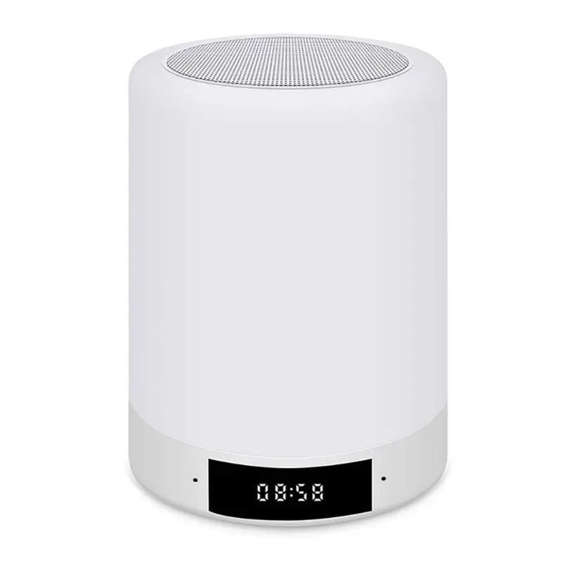 LED Colorful Lights Alarm Clock Bluetooth Wireless Speaker Creative Night Lamp Support FM AUX TF Card Home Decoration
LED Colorful Lights Alarm Clock Bluetooth Wireless Speaker Creative Night Lamp Support FM AUX TF Card Home Decoration