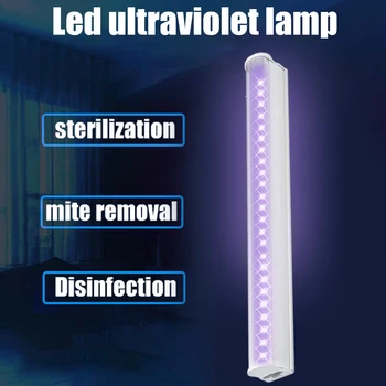 6W LED UV Sanitizer Light Bedroom Kitchen T5 Tube Ultraviolet Disinfection Lamp for Household Rooms Protection Supplies
6W LED UV Sanitizer Light Bedroom Kitchen T5 Tube Ultraviolet Disinfection Lamp for Household Rooms Protection Supplies