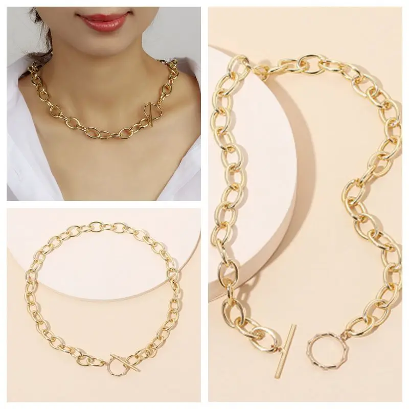 CANNER Copper Alloy INS Explosion Simple Necklace Hot Sale Choker Punk Hip-Pop Style Clavicle Chain For Women Popular Jewelry
CANNER Copper Alloy INS Explosion Simple Necklace Hot Sale Choker Punk Hip-Pop Style Clavicle Chain For Women Popular Jewelry