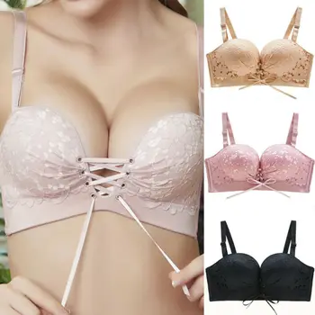Ladies Underwear Sexy Lace Floral Wire Free Bra Padded Multiway Strap Invisible Bra Push up Bralette Black Pink Beige
Ladies Underwear Sexy Lace Floral Wire Free Bra Padded Multiway Strap Invisible Bra Push up Bralette Black Pink Beige