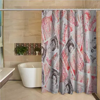 Money 3D Printed Shower Curtain Bullseye Notes with a Portrait of Queen of England Paper Bills of Great Britain Hotel Quality
Money 3D Printed Shower Curtain Bullseye Notes with a Portrait of Queen of England Paper Bills of Great Britain Hotel Quality
