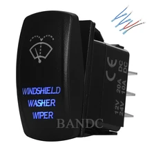 Blue Led WINDSHIELD WASHER WIPER 7P (On)-Off-On Momentary Rocker Switch for the ARB/Carling/NARVA 4x4 Boat Caravan Washer Jet
Blue Led WINDSHIELD WASHER WIPER 7P (On)-Off-On Momentary Rocker Switch for the ARB/Carling/NARVA 4x4 Boat Caravan Washer Jet