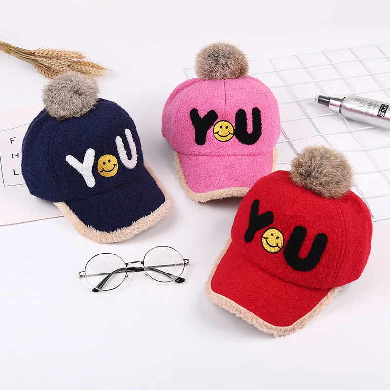Korean-style Fashion Autumn & Winter Children Brim Hat Baby Warm Baseball Cap BOY'S Baby GIRL'S Hat Rabbit Hair Ball Plush Hat
Korean-style Fashion Autumn & Winter Children Brim Hat Baby Warm Baseball Cap BOY'S Baby GIRL'S Hat Rabbit Hair Ball Plush Hat