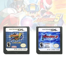 Video Games Cartridge NDS Game Console Card for Nintendo DS 2DS 3DS Mega Man Games Series Battle Network 5 Double Team 
Video Games Cartridge NDS Game Console Card for Nintendo DS 2DS 3DS Mega Man Games Series Battle Network 5 Double Team