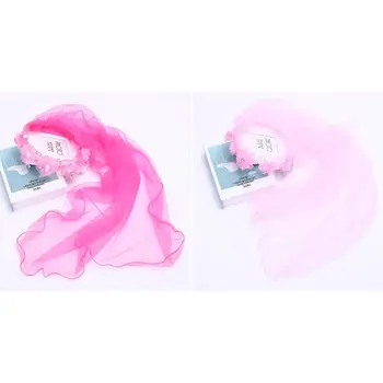 Children Girls Double Layer Mesh Veil Wedding Hairband Imitation Crystal Flower Tassels Wreath Crown First Communion Photo Props 
Children Girls Double Layer Mesh Veil Wedding Hairband Imitation Crystal Flower Tassels Wreath Crown First Communion Photo Props