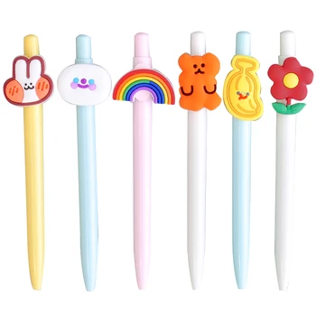 6pcs/set cartoon animals gel pen 0.5mm cute flower writing pens kawaii press gel pens for studentl novelty stationery for kids
6pcs/set cartoon animals gel pen 0.5mm cute flower writing pens kawaii press gel pens for studentl novelty stationery for kids
