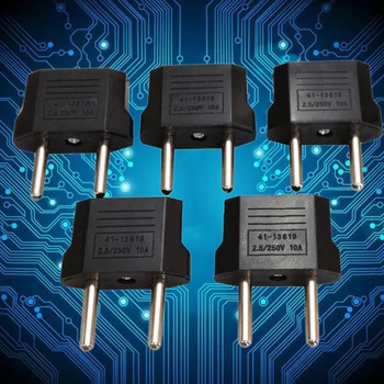 5PCS US Plug to EU Power Plug Conversion Plug Power Converter Round Pin Socket Travel Adapter
5PCS US Plug to EU Power Plug Conversion Plug Power Converter Round Pin Socket Travel Adapter