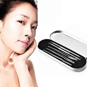 5 pcs Stainless Steel Multifunction Acne Clip Blackheads Removing Needle
5 pcs Stainless Steel Multifunction Acne Clip Blackheads Removing Needle