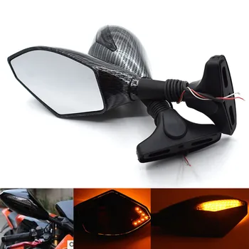 Universal Motorcycle Side Rearview Mirror with/LED Turn Signal for Honda ZX14/ZZR1400 Z750S Ninja 250R Ninja 650R EX500 NINJA500
Universal Motorcycle Side Rearview Mirror with/LED Turn Signal for Honda ZX14/ZZR1400 Z750S Ninja 250R Ninja 650R EX500 NINJA500