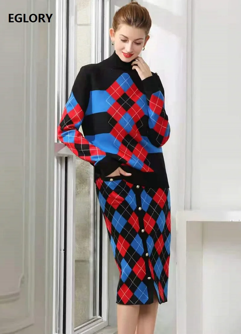 Turtleneck Sweater Sets 2020 Autumn Winter Knitted Set Women Geometric Patterns Knitting Pullovers+Beading Button Midi Skirt Set
Turtleneck Sweater Sets 2020 Autumn Winter Knitted Set Women Geometric Patterns Knitting Pullovers+Beading Button Midi Skirt Set