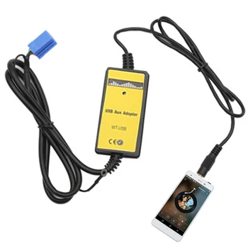 Car Adapter Auto Audio MP3 Player Interface USB AUX Cable MP3/WMA Decoder Audio 3.5mm Virtual CD Changer for Golf Passat
Car Adapter Auto Audio MP3 Player Interface USB AUX Cable MP3/WMA Decoder Audio 3.5mm Virtual CD Changer for Golf Passat
