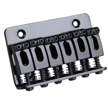 6 Saddle Hardtail Bridge Top Load 65mm Electric Guitar Bridge (Black)
6 Saddle Hardtail Bridge Top Load 65mm Electric Guitar Bridge (Black)