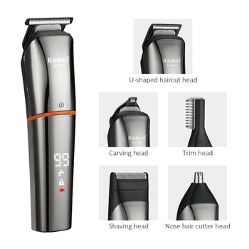 11 in 1 Electric Cordless Hair Clipper Multifunctional Modeling Tool Razor Nose Hair Trimmer USB Fast Charging LED Display 46D
11 in 1 Electric Cordless Hair Clipper Multifunctional Modeling Tool Razor Nose Hair Trimmer USB Fast Charging LED Display 46D