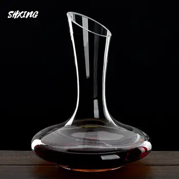 1100ML Superior Flat Base Red Wine Decanter Handmade Crystal Wine Pourer Premium Water Carafe Thickened Wall
1100ML Superior Flat Base Red Wine Decanter Handmade Crystal Wine Pourer Premium Water Carafe Thickened Wall