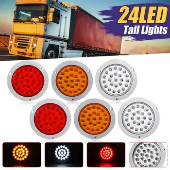 1PCS 12V Super Bright 24 LED Side Lights Tail Light Lamp for Car Trailer Truck Caravan w/Reflector Turn Signal Light Car Styling
1PCS 12V Super Bright 24 LED Side Lights Tail Light Lamp for Car Trailer Truck Caravan w/Reflector Turn Signal Light Car Styling