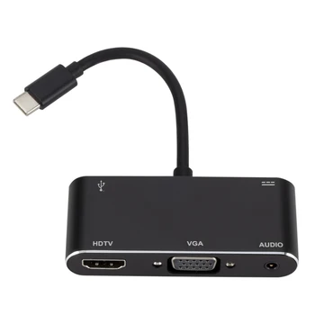 PC USB 3.1 Type-C HUB HDMI VGA 3.5mm USB3.0 PD 5 in 1 Converter Set Household Computer Safety Parts for Notebook
PC USB 3.1 Type-C HUB HDMI VGA 3.5mm USB3.0 PD 5 in 1 Converter Set Household Computer Safety Parts for Notebook