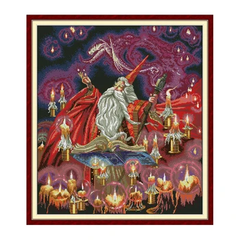Magician Patterns Cross Stitch Kits Aida Fabric 14CT 11CT DIY Handwork Embroidery kit DMC Needlework set Wholesale Home Decor
Magician Patterns Cross Stitch Kits Aida Fabric 14CT 11CT DIY Handwork Embroidery kit DMC Needlework set Wholesale Home Decor