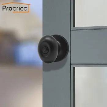 Probrico Black door handle Interior/Bedroom door lock Rotation Round knobs Silent wooden door lock Keyless Privacy Door hardware
Probrico Black door handle Interior/Bedroom door lock Rotation Round knobs Silent wooden door lock Keyless Privacy Door hardware