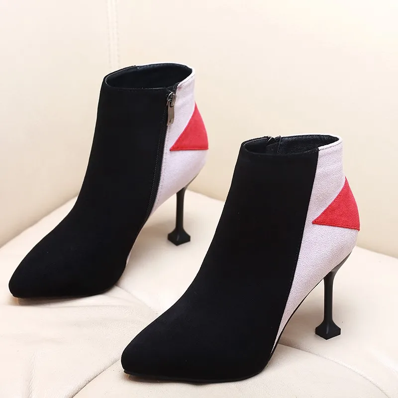 2019 Autumn New Style Flock Leather Ankle Boots Pointed Toe Thin Heel Chelsea Women Boots Ladies Shoes CH-A0138
2019 Autumn New Style Flock Leather Ankle Boots Pointed Toe Thin Heel Chelsea Women Boots Ladies Shoes CH-A0138