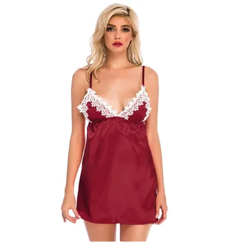 Ladies Sexy Night Dress Faux Silk V-neck Floral Sleepwear Nightgown Sexy Lingerie Babydoll Mini Dress Sleeveless Sleepshirts 3XL
Ladies Sexy Night Dress Faux Silk V-neck Floral Sleepwear Nightgown Sexy Lingerie Babydoll Mini Dress Sleeveless Sleepshirts 3XL